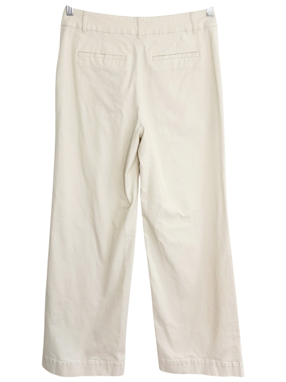 NILI LOTAN x Target Ivory High Rise Wide Leg Cotton Trouser Pants 8 - Picture 3 of 9
